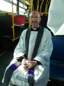 Pastor Steve on the 66 Quintara bus
