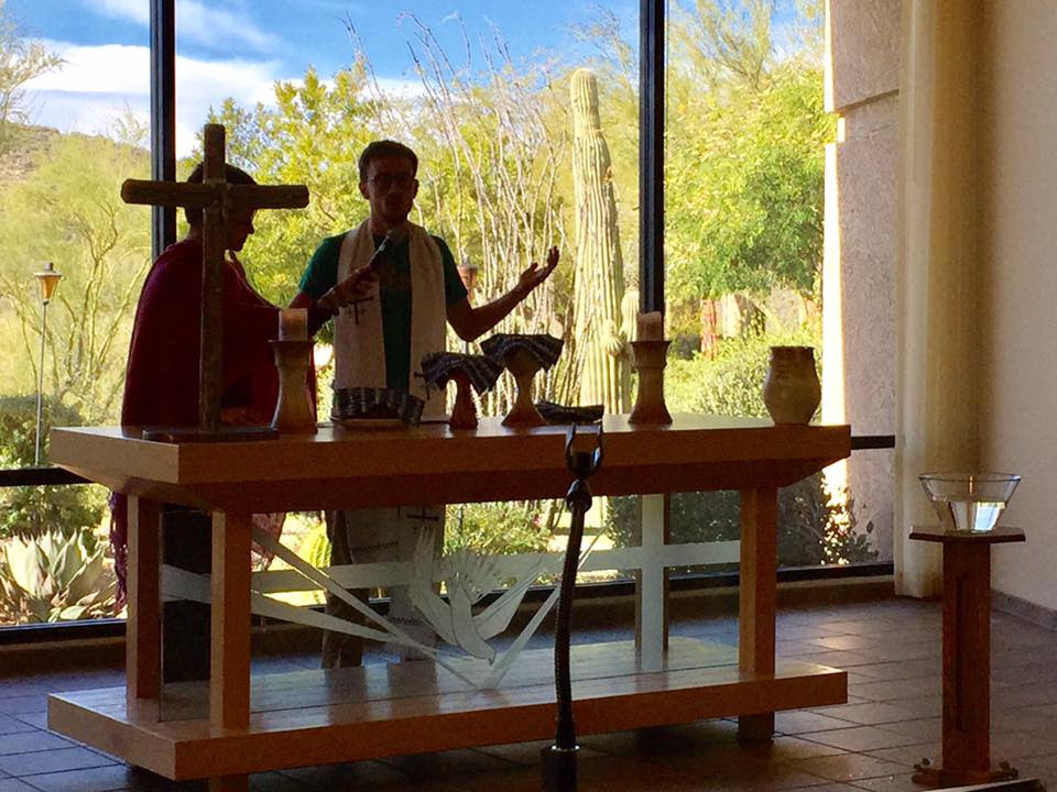 Asher presiding
